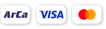 Pay with ARCA Visa or Mastercard